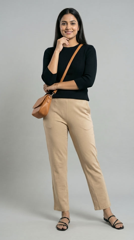 All Hour Parallel Pant Beige
