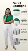 All Hour Parallel Pant Off White