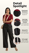 All Hour Wide Pant Black