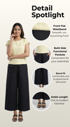 Desk To Dinner Barrel Pant Black