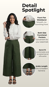 Desk To Dinner Barrel Pant Olive Green