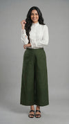 Desk To Dinner Barrel Pant Olive Green