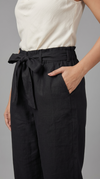 Desk to Dinner Soft-Belted Straight Pant Black