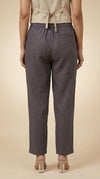 Desk to Dinner Soft-Belted Straight Pant Grey