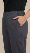 Essential Straight Pant Steel Grey