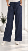 Weekend Relaxed Fit Pocketed Pant Navy