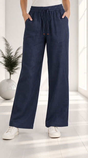 Weekend Relaxed Fit Pocketed Pant Navy