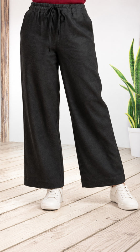 All Hour Wide Pant Black