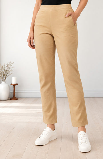 Essential Straight Pant Beige