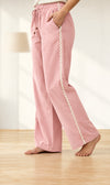Weekend Relaxed Fit Lace Pant Pink