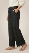 Modern Ethnic Hakoba Pant Black