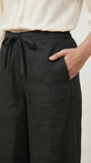 Modern Ethnic Hakoba Pant Black