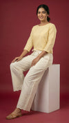 Modern Ethnic Hakoba Pant Off White
