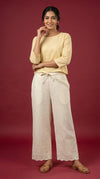 Modern Ethnic Hakoba Pant Off White