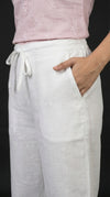 Modern Ethnic Hakoba Pant White