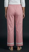 Modern Ethnic Laced Pant Pink