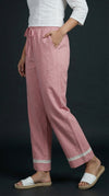 Modern Ethnic Laced Pant Pink