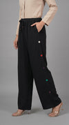 Weekend Relaxed Fit Buttoned Pant Black