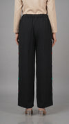Weekend Relaxed Fit Buttoned Pant Black