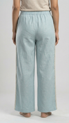 Weekend Relaxed Fit Lace Pant Blue