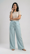 Weekend Relaxed Fit Lace Pant Blue