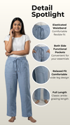 Weekend Relaxed Fit Pocketed Pant Blue