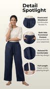 Weekend Relaxed Fit Pocketed Pant Navy