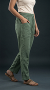 Weekend Relaxed Fit Pocketed Pant Olive Green