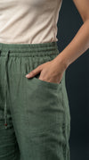 Weekend Relaxed Fit Pocketed Pant Olive Green