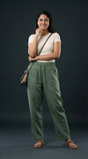 Weekend Relaxed Fit Pocketed Pant Olive Green