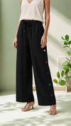Weekend Relaxed Fit Buttoned Pant Black