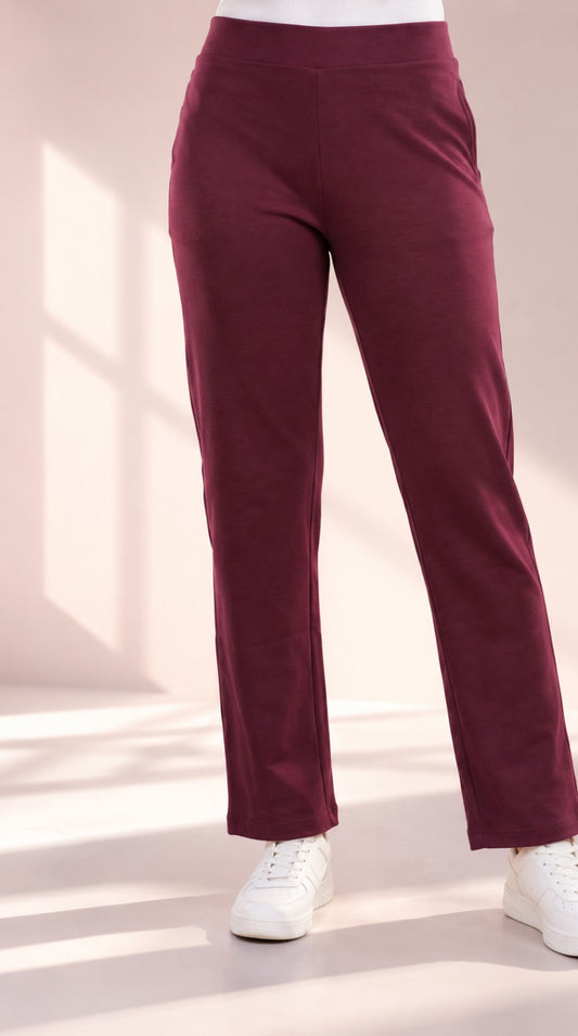All Hour Parallel Pant Maroon